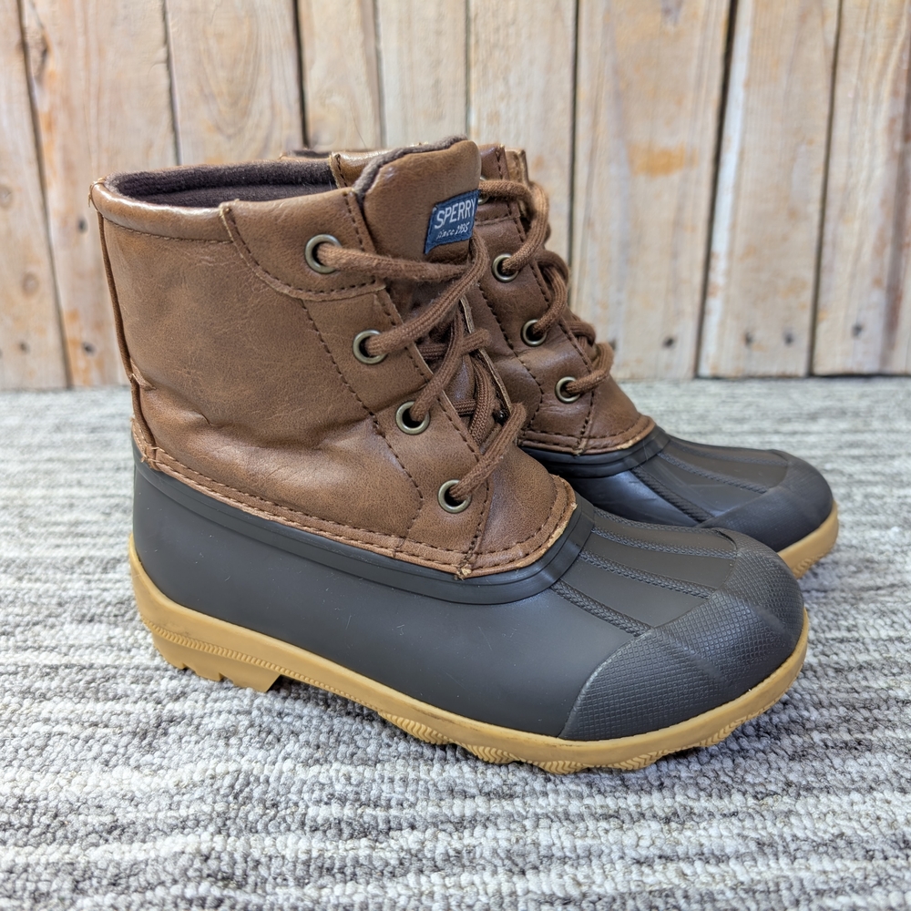 Sperry Kids Port Duck boots In Brown Size 12M